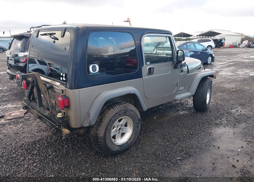 2004 JEEP WRANGLER SPORT VIN: 1J4FA49S94P711531