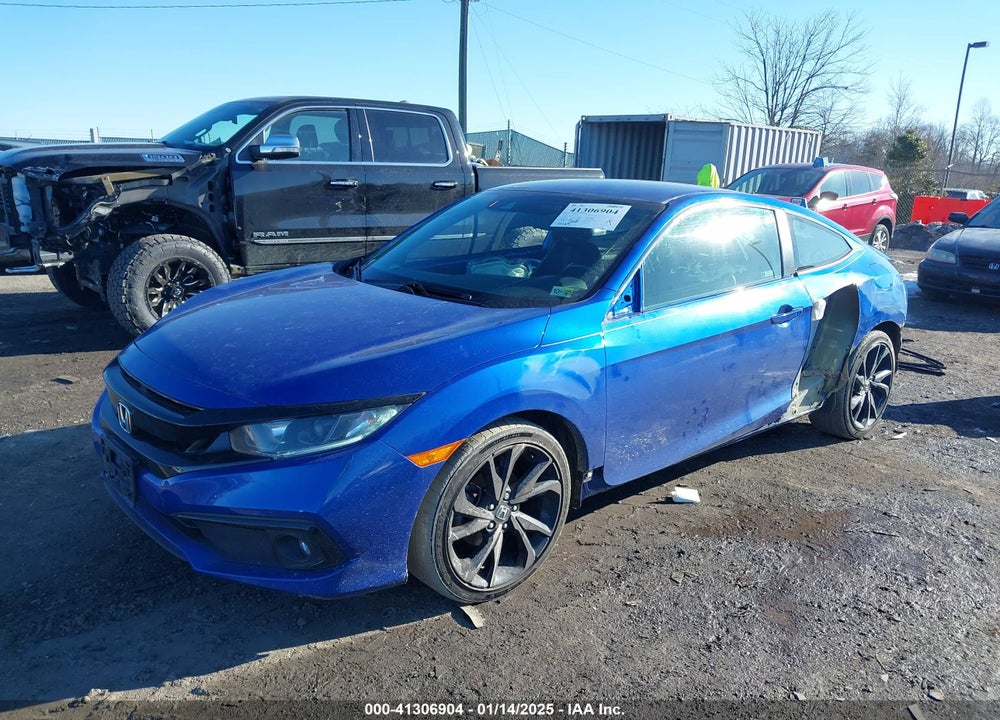 2019 HONDA CIVIC VIN: 2HGFC4A86KH307086