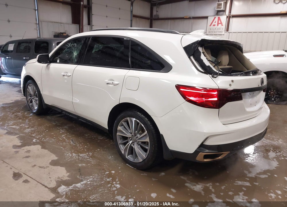 2018 ACURA MDX TECHNOLOGY   ENTERTAINMENT PKGS VIN: 5J8YD4H70JL009041
