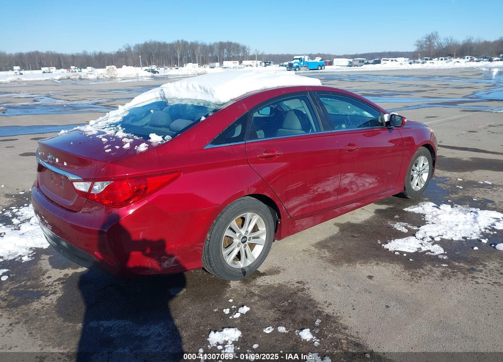 2014 HYUNDAI SONATA GLS VIN: 5NPEB4AC6EH813367