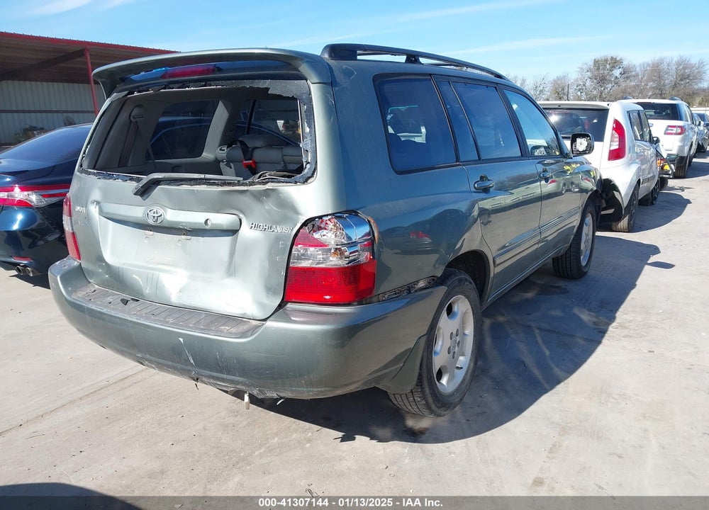 2006 TOYOTA HIGHLANDER LIMITED V6 VIN: JTEEP21A360158941