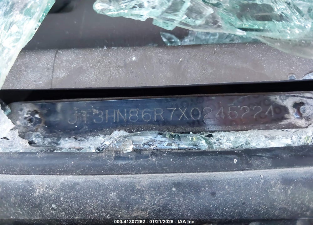 1999 TOYOTA 4RUNNER SR5 V6 VIN: JT3HN86R7X0245224