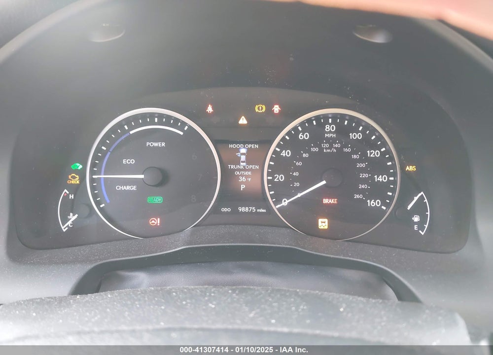 2013 LEXUS ES 300H VIN: JTHBW1GG7D2015765