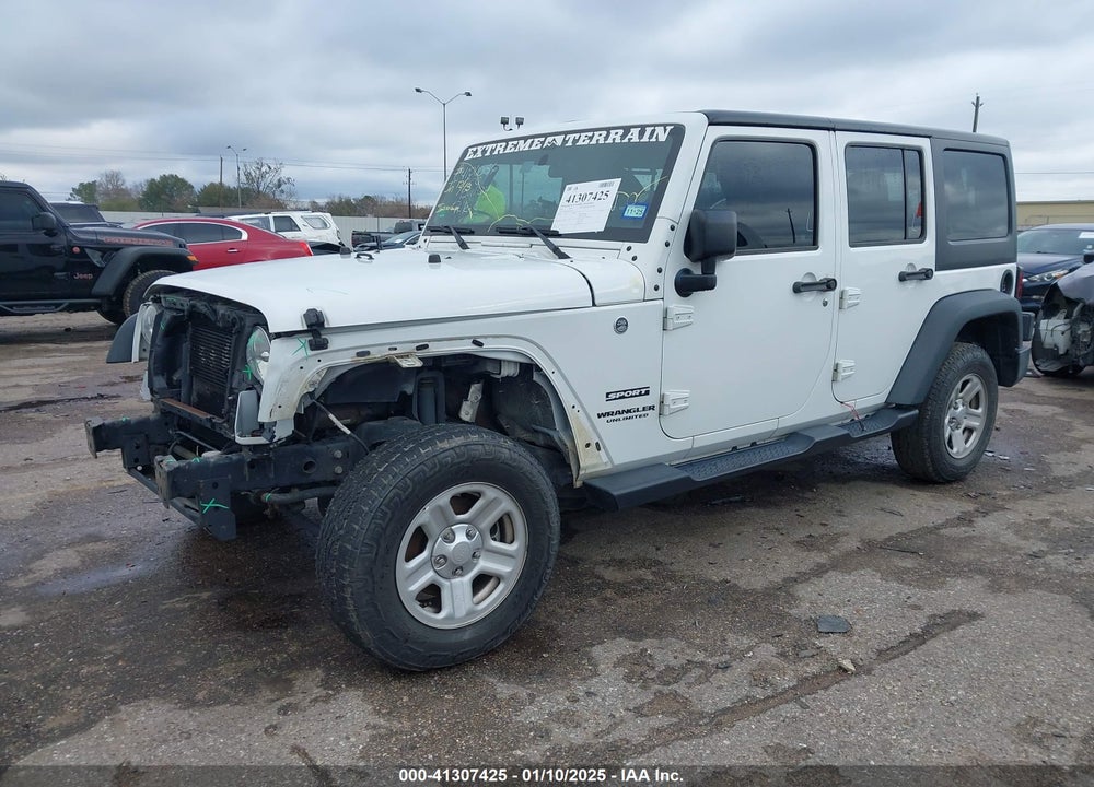 2017 JEEP WRANGLER UNLIMITED SPORT 4X4 VIN: 1C4BJWDG4HL703465