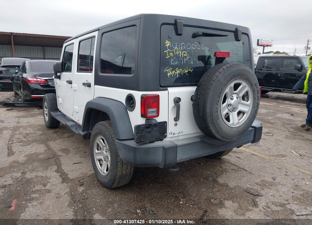 2017 JEEP WRANGLER UNLIMITED SPORT 4X4 VIN: 1C4BJWDG4HL703465