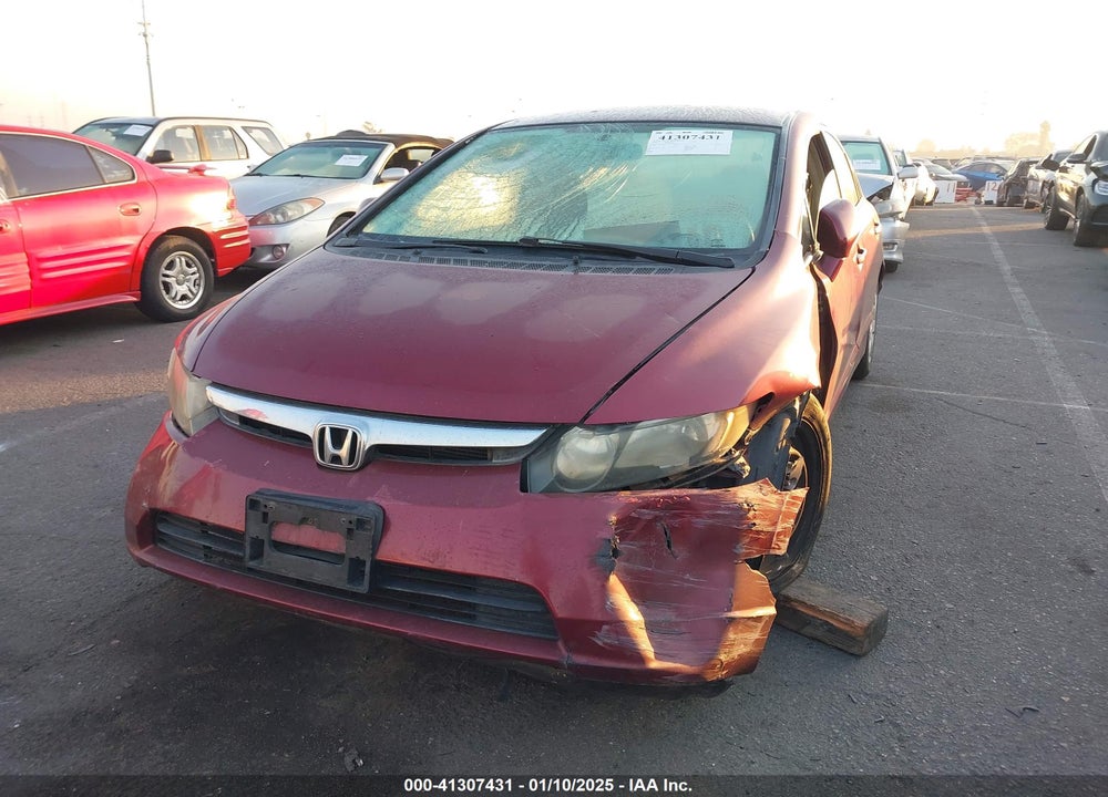 2008 HONDA CIVIC VIN: 1HGFA165X8L040534
