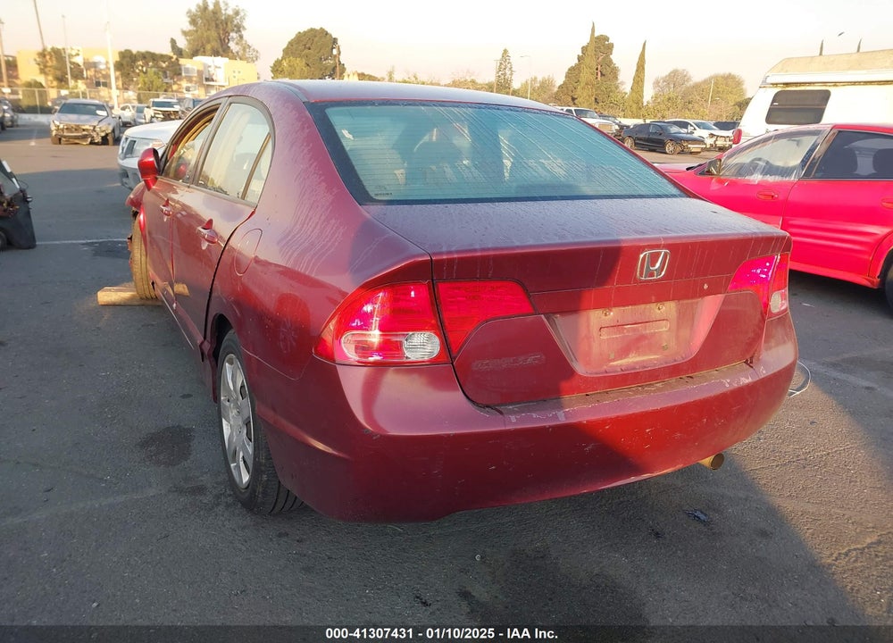 2008 HONDA CIVIC VIN: 1HGFA165X8L040534