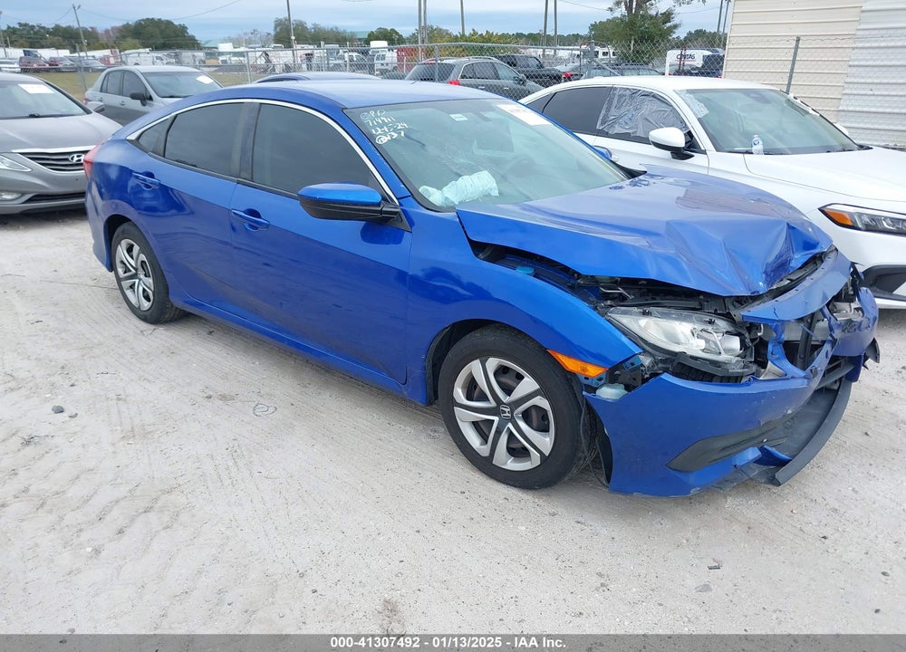 2018 HONDA CIVIC LX VIN: 19XFC2F58JE043736