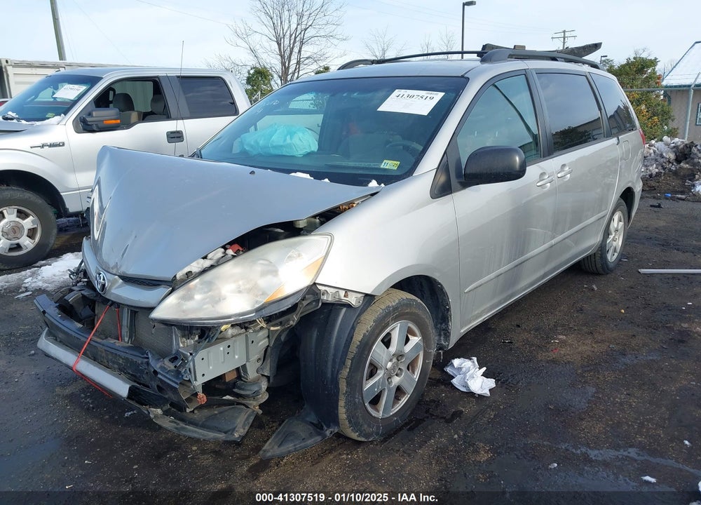 2008 TOYOTA SIENNA LE VIN: 5TDZK23C68S225308