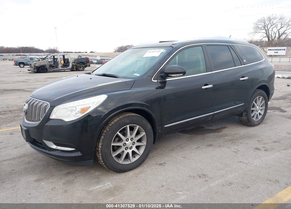 2016 BUICK ENCLAVE LEATHER VIN: 5GAKVBKD1GJ118361