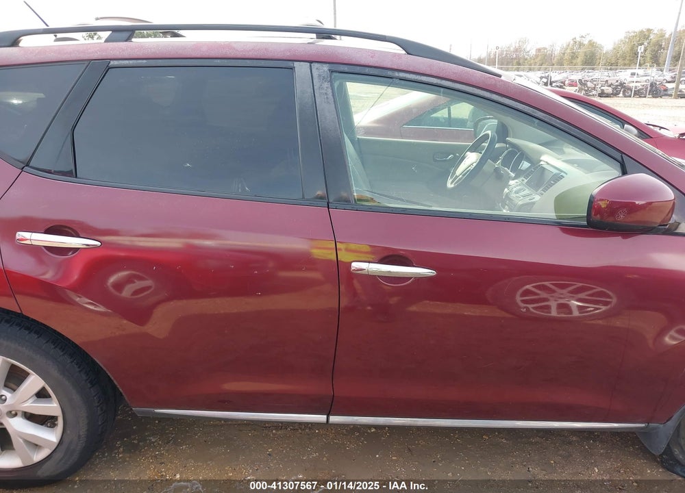2011 NISSAN MURANO SL VIN: JN8AZ1MUXBW070316