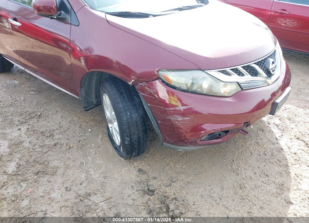 2011 NISSAN MURANO SL VIN: JN8AZ1MUXBW070316