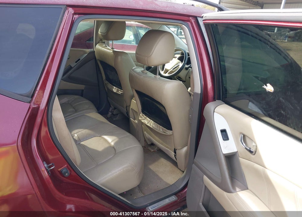 2011 NISSAN MURANO SL VIN: JN8AZ1MUXBW070316
