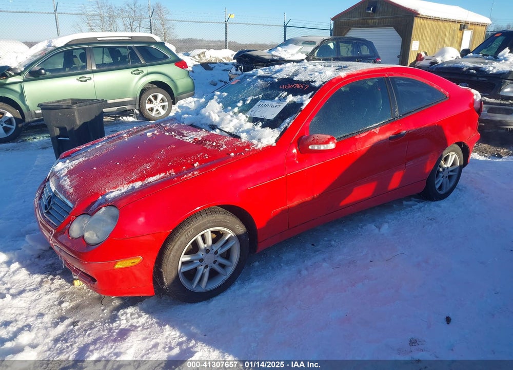 2003 MERCEDES-BENZ C 230 KOMPRESSOR SPORT VIN: WDBRN40J43A443645