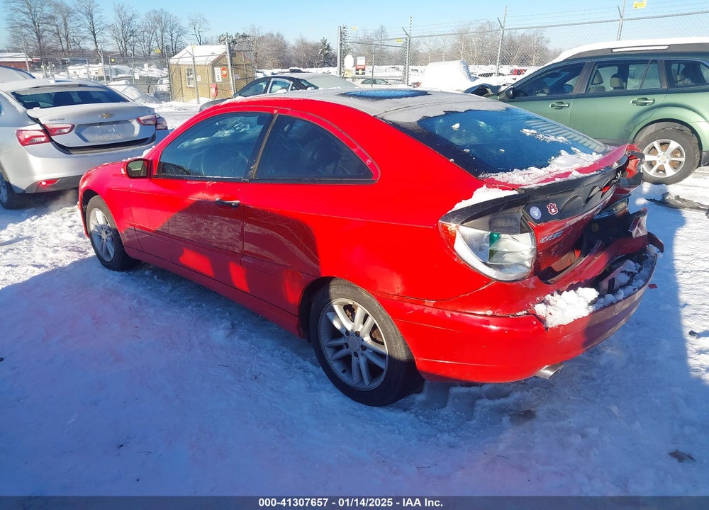 2003 MERCEDES-BENZ C 230 KOMPRESSOR SPORT VIN: WDBRN40J43A443645