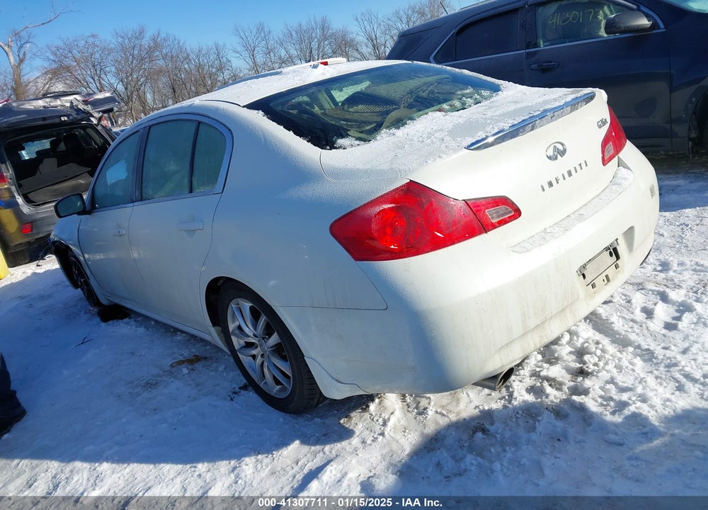 2007 INFINITI G35X VIN: JNKBV61F87M823230