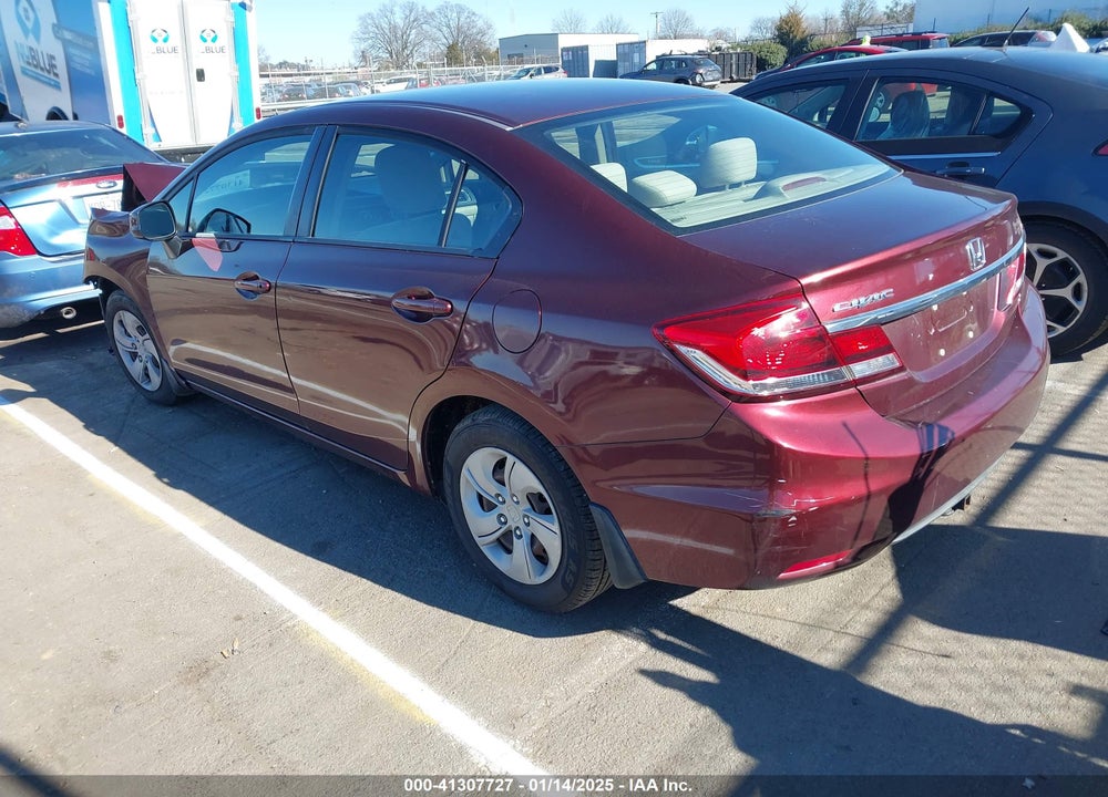 2013 HONDA CIVIC LX VIN: 19XFB2F5XDE204241