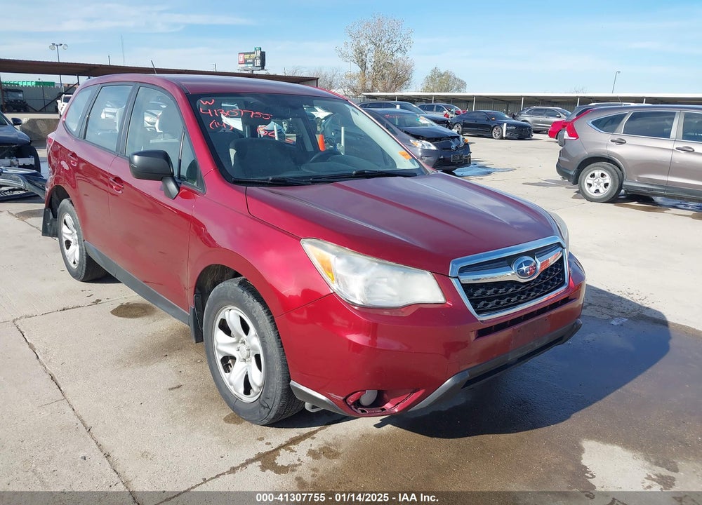 2014 SUBARU FORESTER 2.5I VIN: JF2SJAAC8EH467536