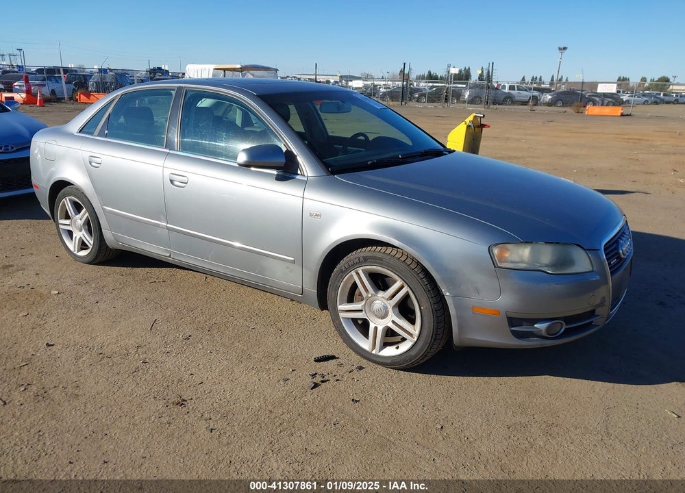 2007 AUDI A4 2.0T VIN: WAUDF78E67A012471