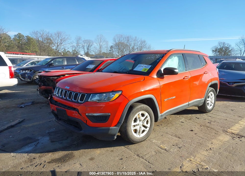 2018 JEEP COMPASS VIN: 3C4NJCAB0JT416140