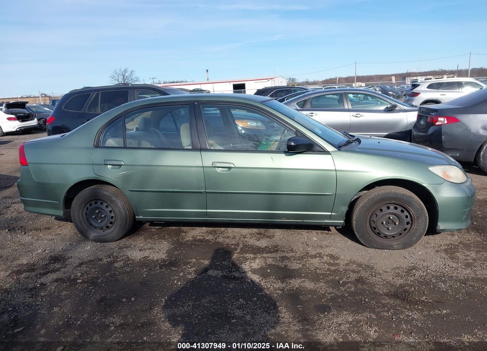 2004 HONDA CIVIC LX VIN: 1HGES16534L020872