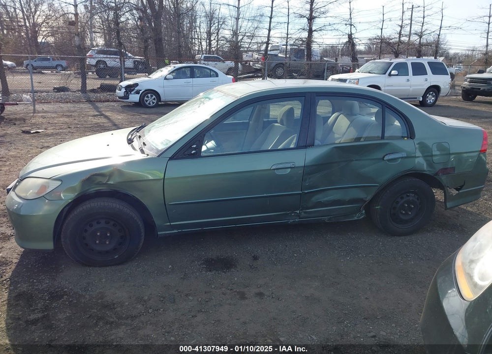 2004 HONDA CIVIC LX VIN: 1HGES16534L020872