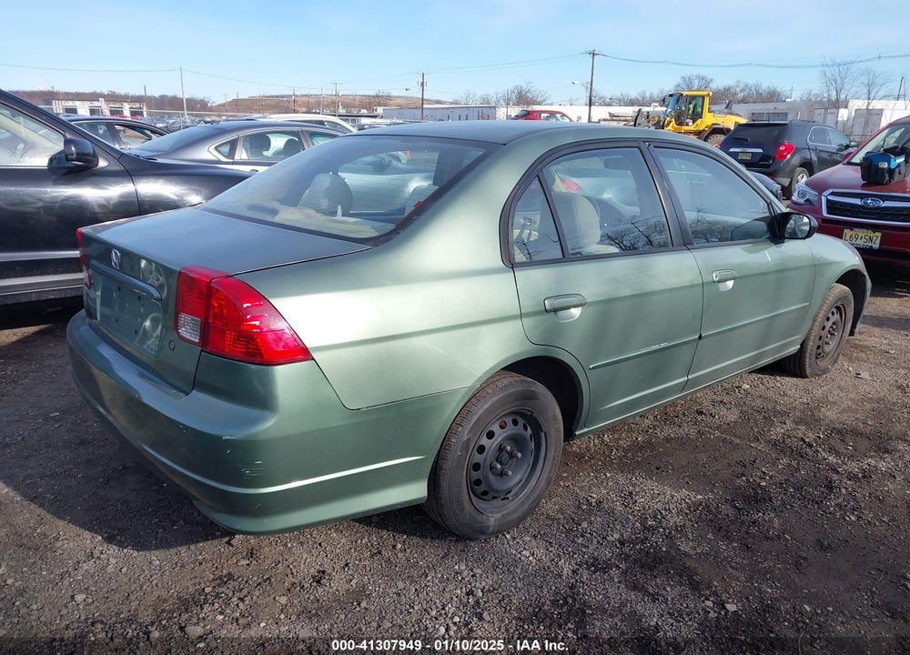 2004 HONDA CIVIC LX VIN: 1HGES16534L020872