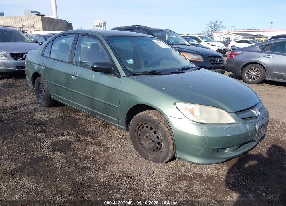 2004 HONDA CIVIC LX VIN: 1HGES16534L020872
