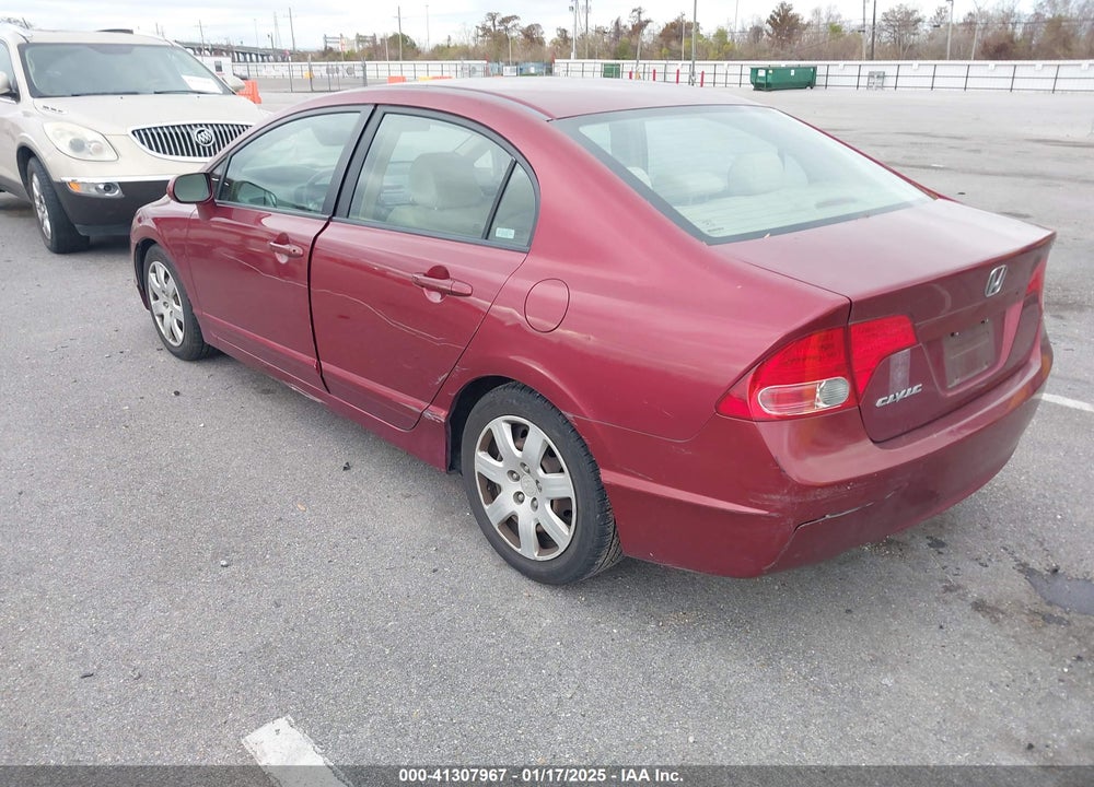 2007 HONDA CIVIC LX VIN: 1HGFA16567L103322