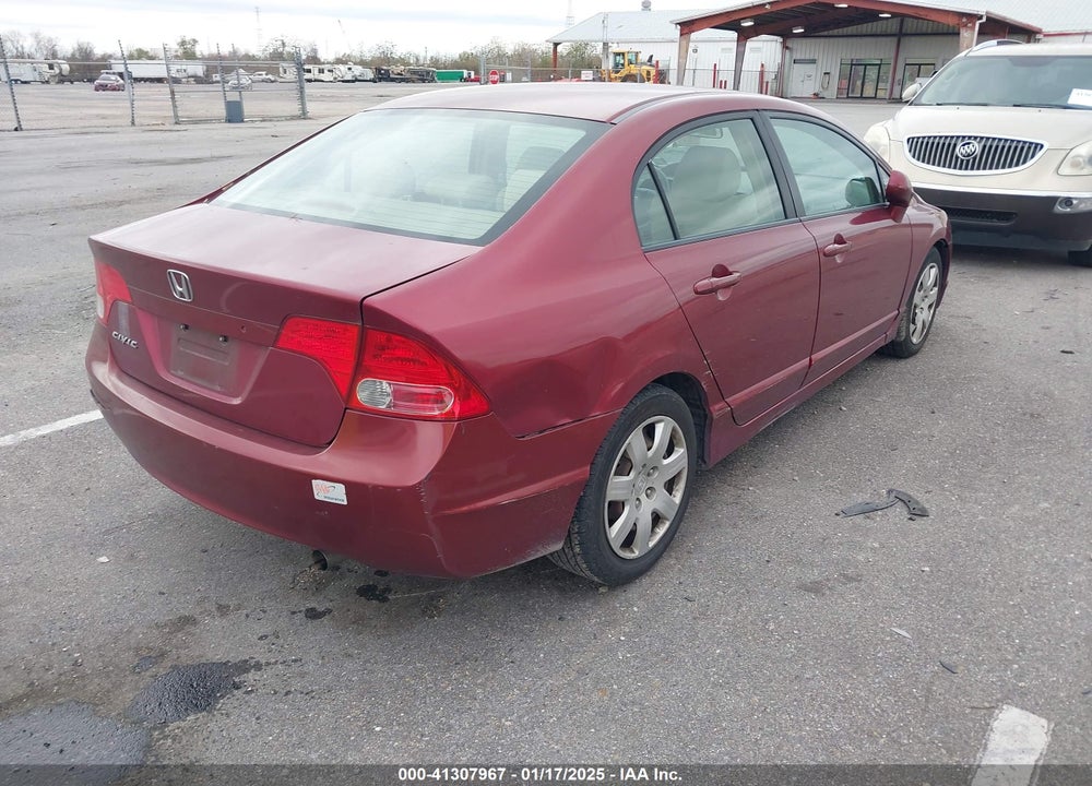2007 HONDA CIVIC LX VIN: 1HGFA16567L103322