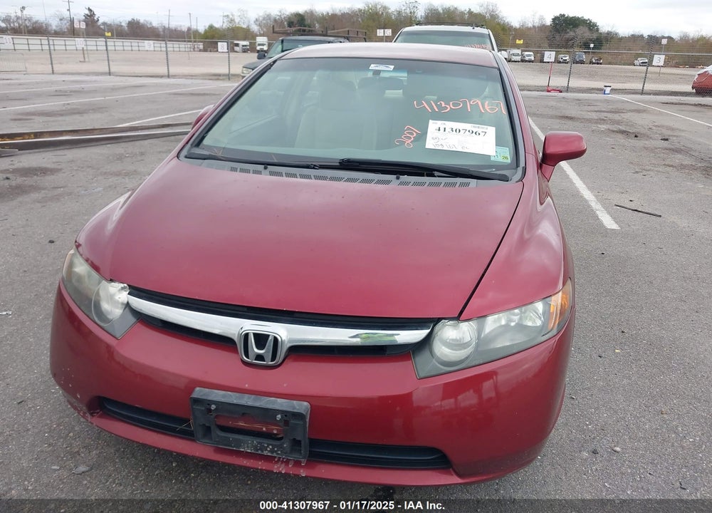 2007 HONDA CIVIC LX VIN: 1HGFA16567L103322