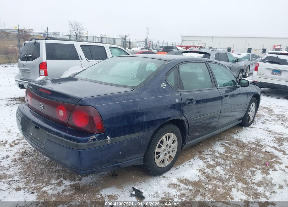 2001 CHEVROLET IMPALA VIN: 2G1WF55E019360394