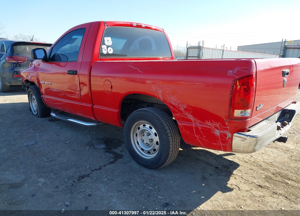 2005 DODGE RAM 1500 VIN: 1D7HA16K05J604587