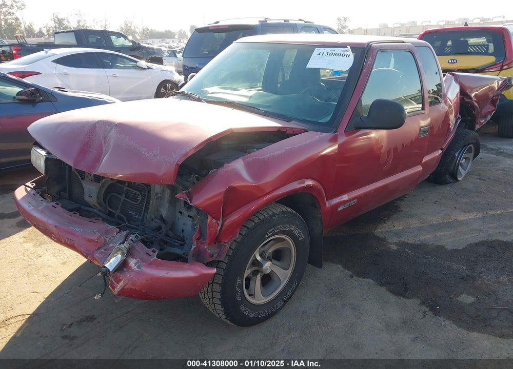 1998 CHEVROLET S-10 LS FLEETSIDE VIN: 1GCCS1940W8126551