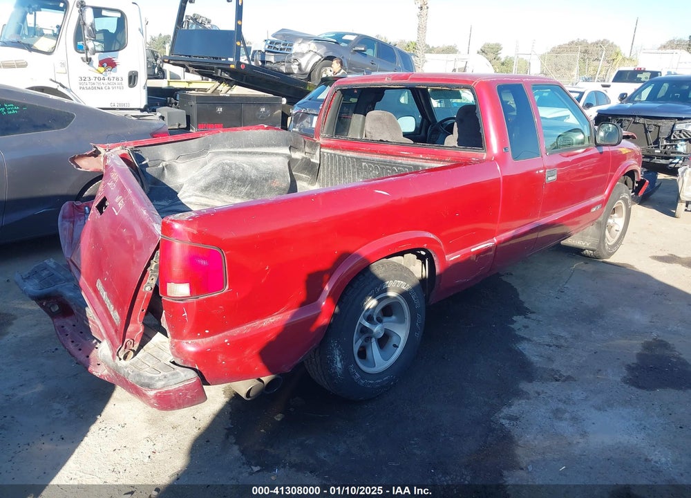 1998 CHEVROLET S-10 LS FLEETSIDE VIN: 1GCCS1940W8126551