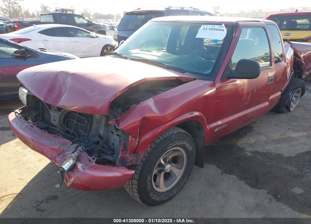 1998 CHEVROLET S-10 LS FLEETSIDE VIN: 1GCCS1940W8126551