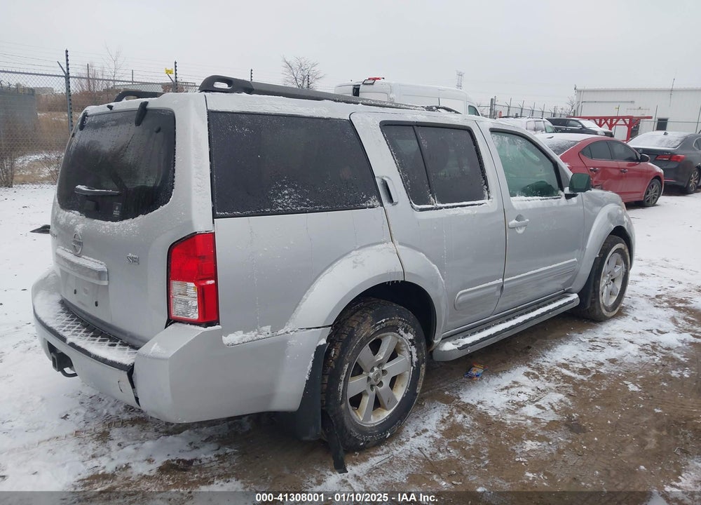 2010 NISSAN PATHFINDER SE VIN: 5N1AR1NB3AC607256