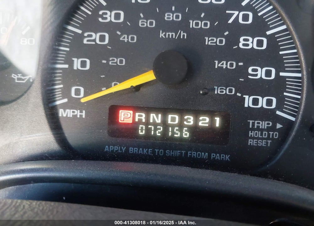 1998 CHEVROLET CUTAWAY COMMERCIAL VIN: 1GBJG31J9W1016830