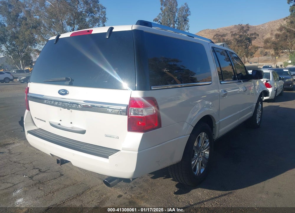2015 FORD EXPEDITION EL PLATINUM VIN: 1FMJK1LT1FEF25201