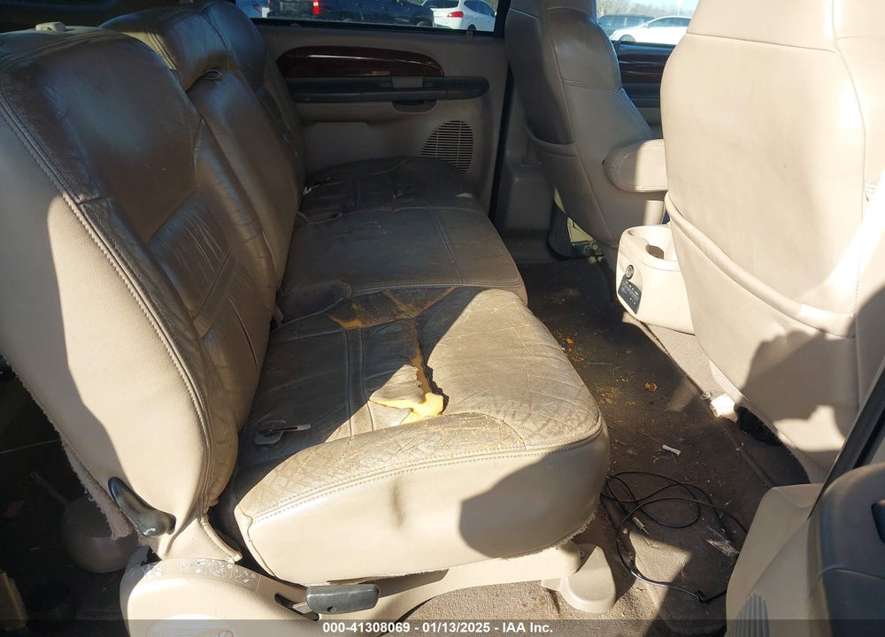 2001 FORD EXCURSION LIMITED VIN: 1FMNU43S81EB86661