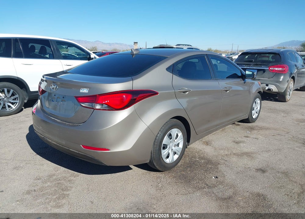 2016 HYUNDAI ELANTRA SE VIN: 5NPDH4AE0GH720147