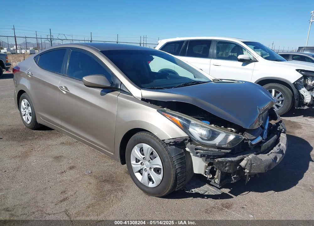 2016 HYUNDAI ELANTRA SE VIN: 5NPDH4AE0GH720147