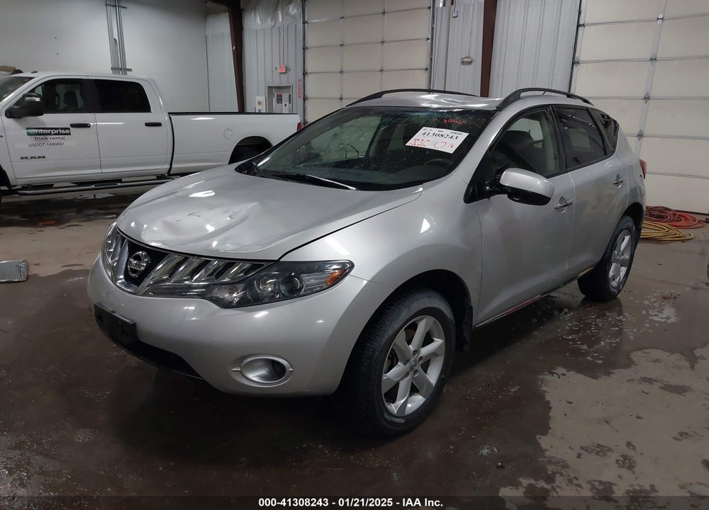 2009 NISSAN MURANO S VIN: JN8AZ18W09W214705