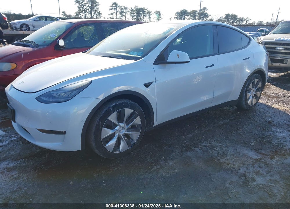 2021 TESLA MODEL Y LONG RANGE DUAL MOTOR ALL-WHEEL DRIVE VIN: 5YJYGAEE3MF185337