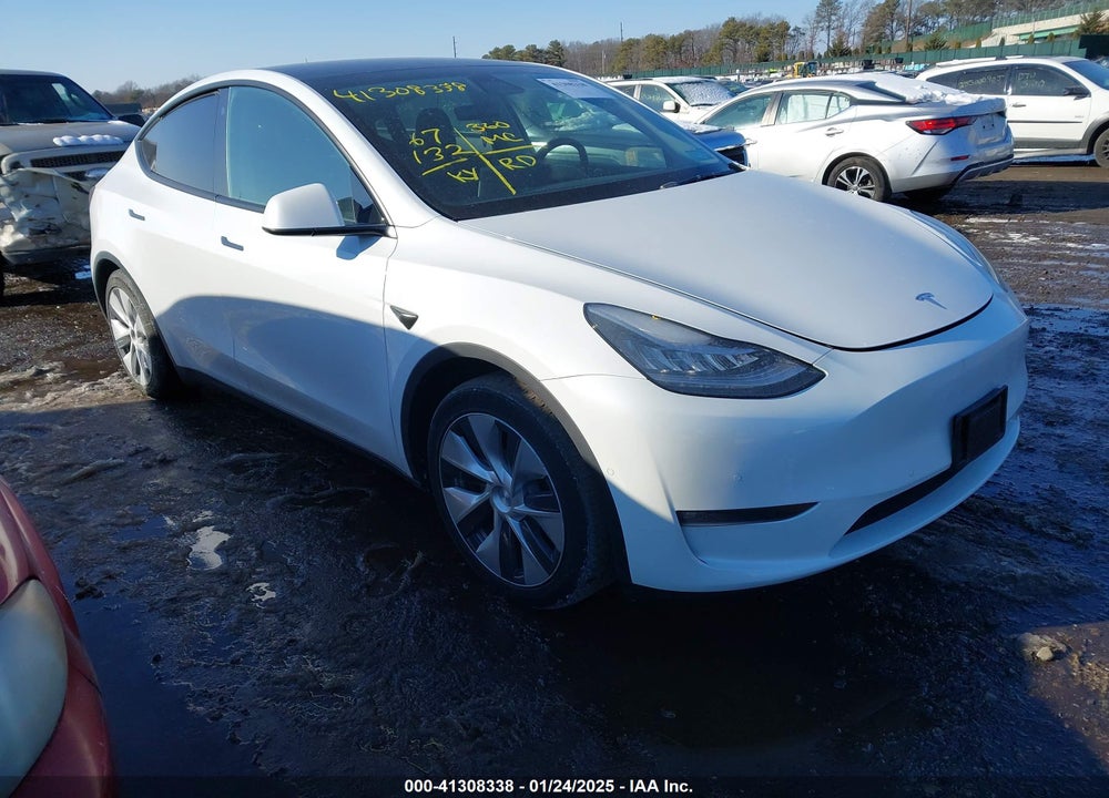 2021 TESLA MODEL Y LONG RANGE DUAL MOTOR ALL-WHEEL DRIVE VIN: 5YJYGAEE3MF185337