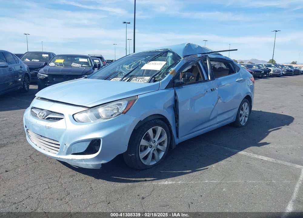 2013 HYUNDAI ACCENT GLS VIN: KMHCU4AE0DU563045