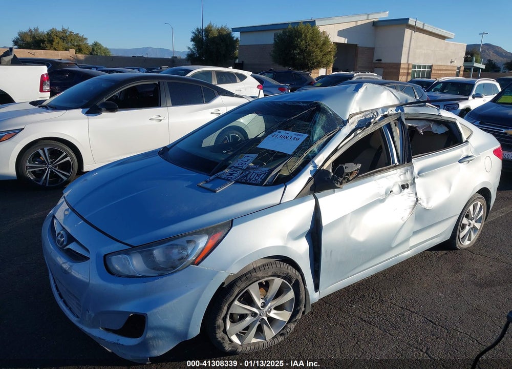 2013 HYUNDAI ACCENT GLS VIN: KMHCU4AE0DU563045