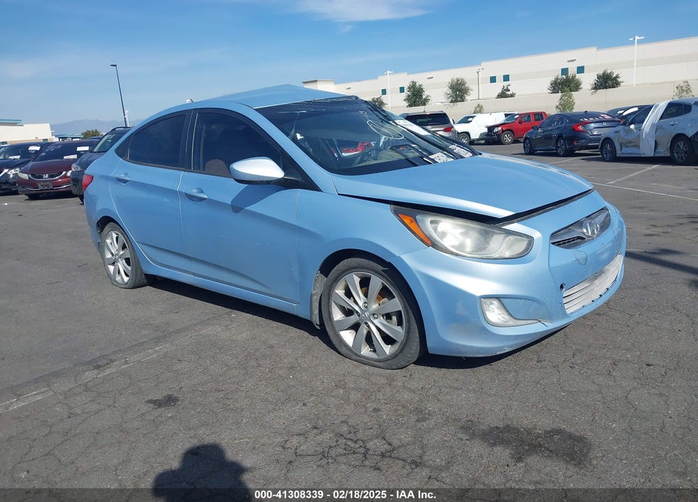 2013 HYUNDAI ACCENT GLS VIN: KMHCU4AE0DU563045