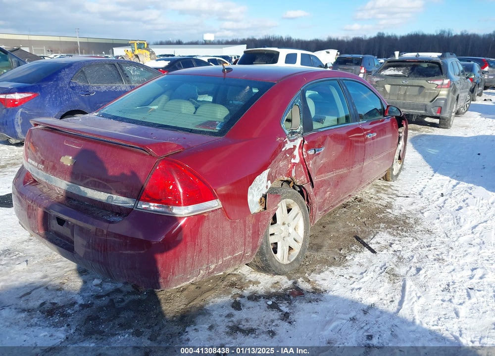 2007 CHEVROLET IMPALA LTZ VIN: 2G1WU58R379221650