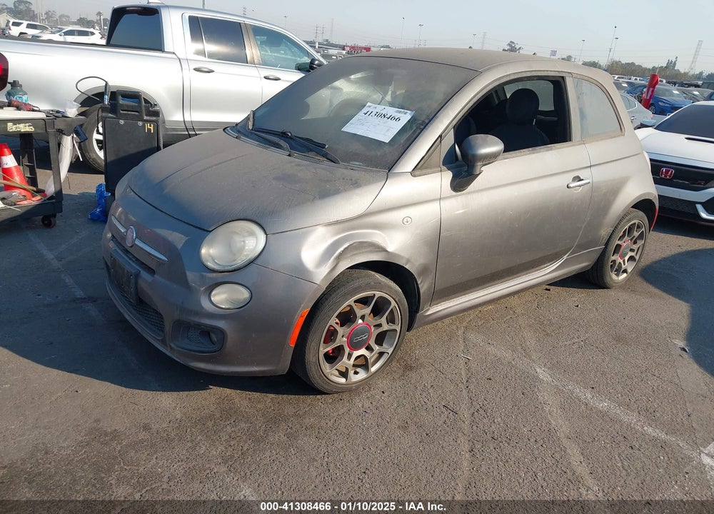 2012 FIAT 500 SPORT VIN: 3C3CFFBR3CT212249